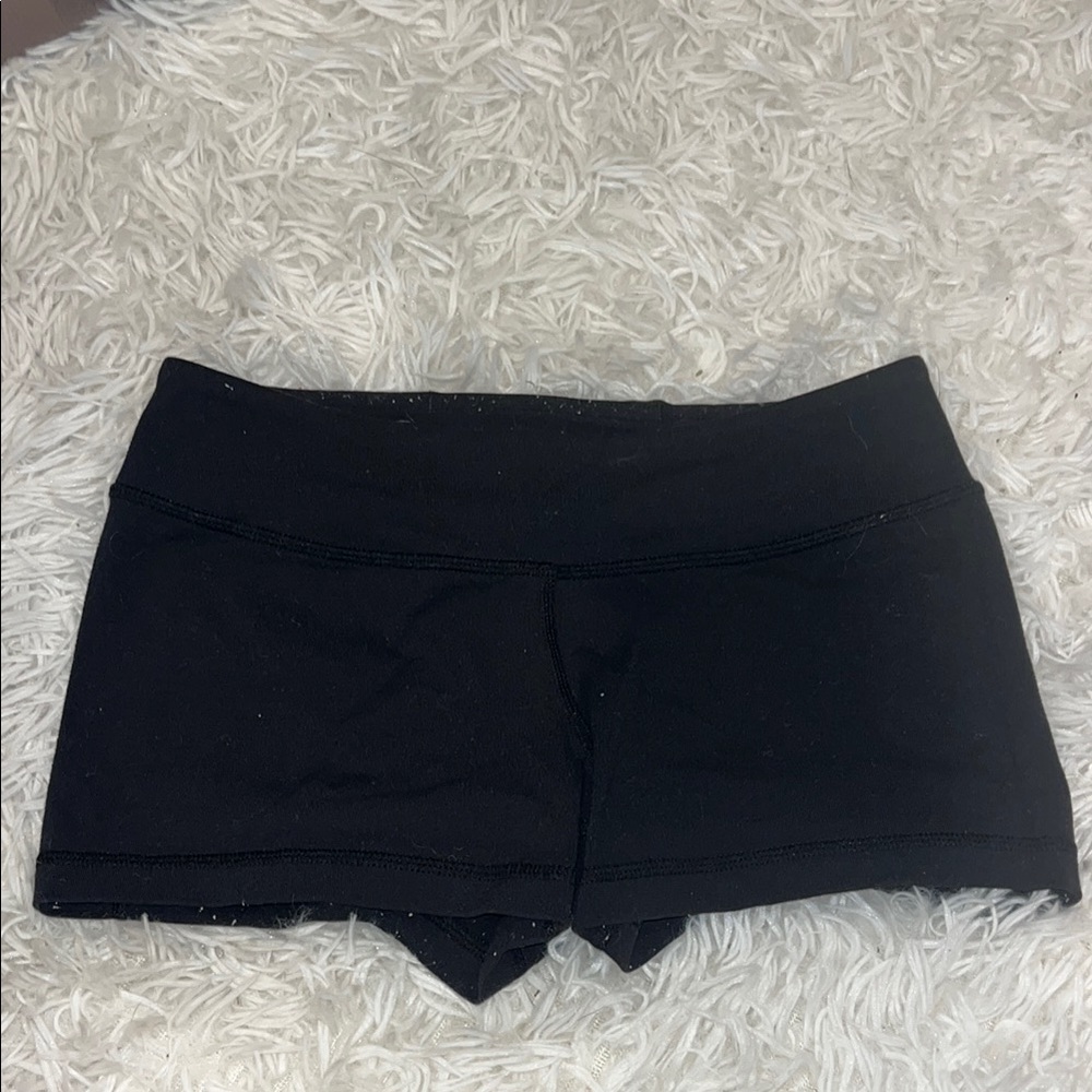 Ivivva Black Athletic Shorts with Stretch Fabric